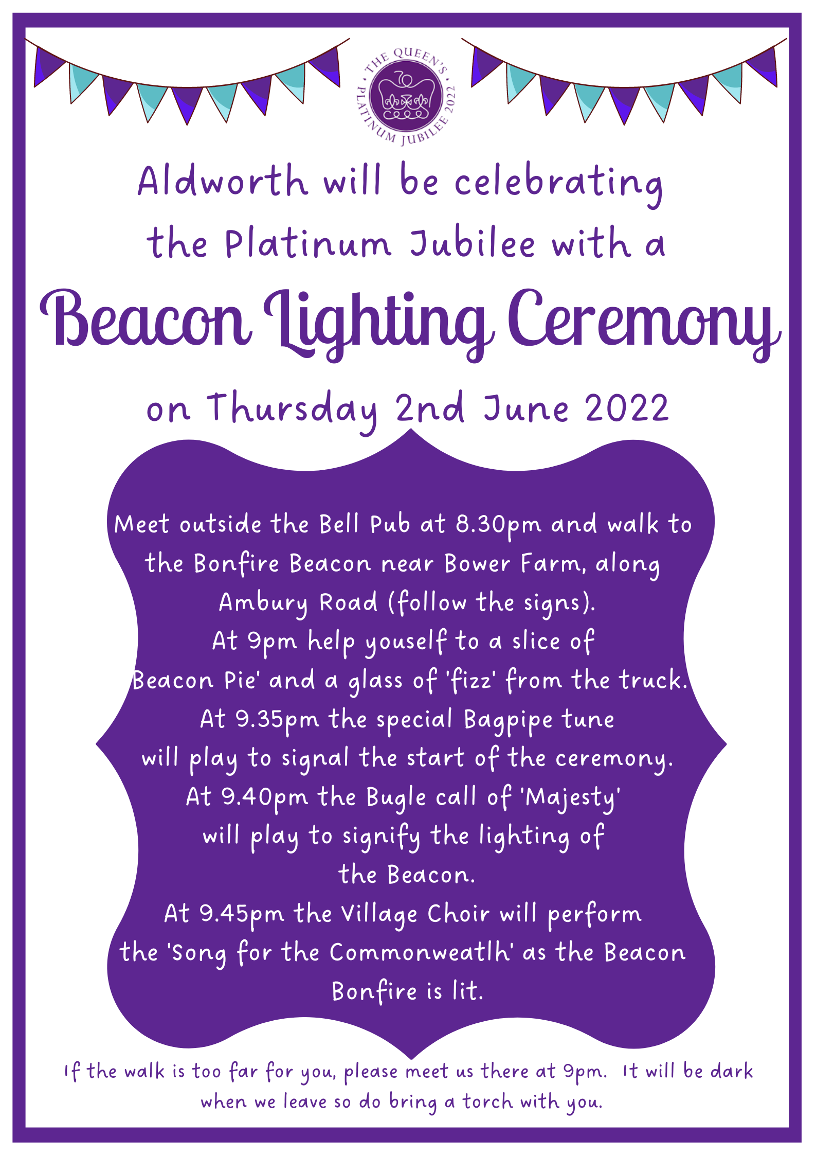 Aldworth Beacon Lighting Ceremony